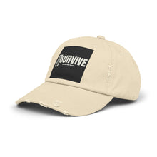 Load image into Gallery viewer, How To Survive Unisex Distressed Cap

