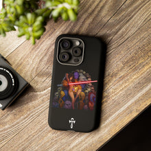 Load image into Gallery viewer, Exclusive TSEGGS by OMA Tough Phone Case — Dark Sith Helmet &amp; Skulls Design
