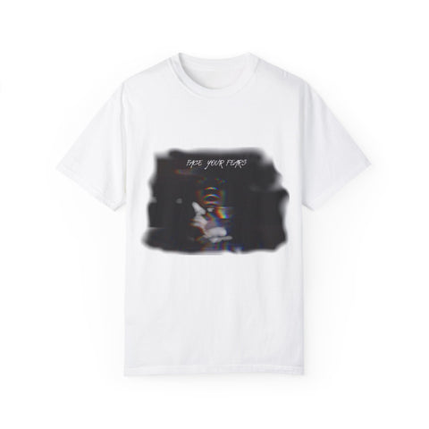 FACE YOUR FEARS Unisex Garment-Dyed T-shirt