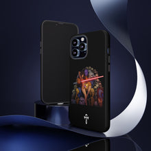 Load image into Gallery viewer, Exclusive TSEGGS by OMA Tough Phone Case — Dark Sith Helmet &amp; Skulls Design
