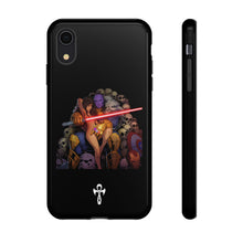 Load image into Gallery viewer, Exclusive TSEGGS by OMA Tough Phone Case — Dark Sith Helmet &amp; Skulls Design
