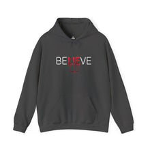 Load image into Gallery viewer, 'BELIEVE' Red Drip Graphic Pullover by oMA
