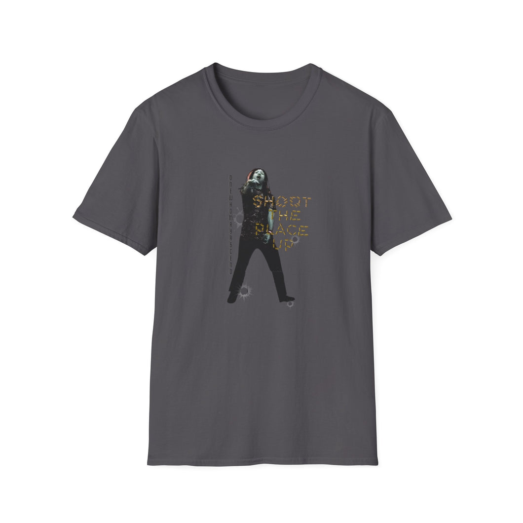 Shoot The Place Up Unisex Softstyle T-Shirt