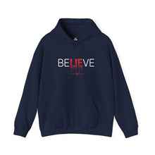 Load image into Gallery viewer, 'BELIEVE' Red Drip Graphic Pullover by oMA
