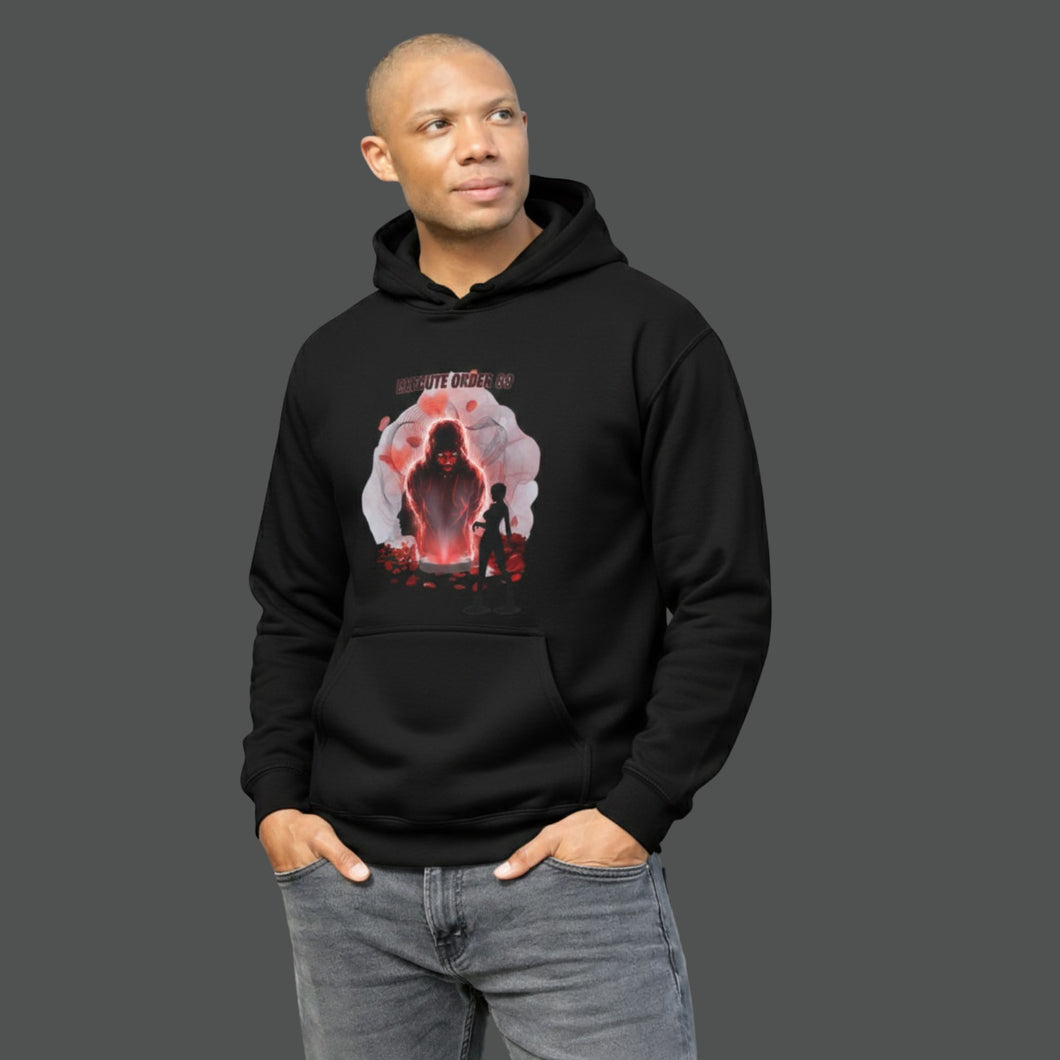 Exclusive Execute Order 69 Three-Panel Fleece Hoodie —  Silhouette Heartbreaker Graphic Hoodie