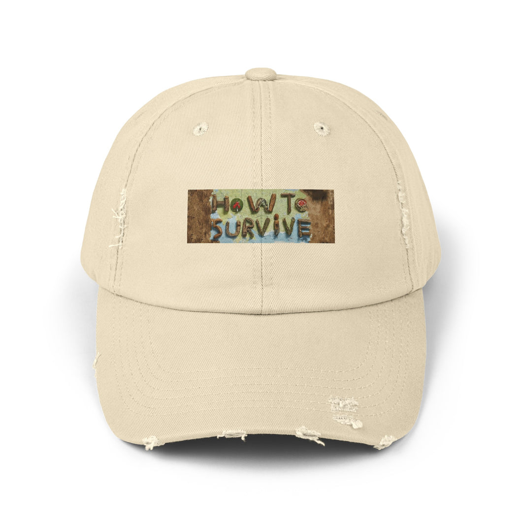 HTS Cover Art Unisex Distressed Cap