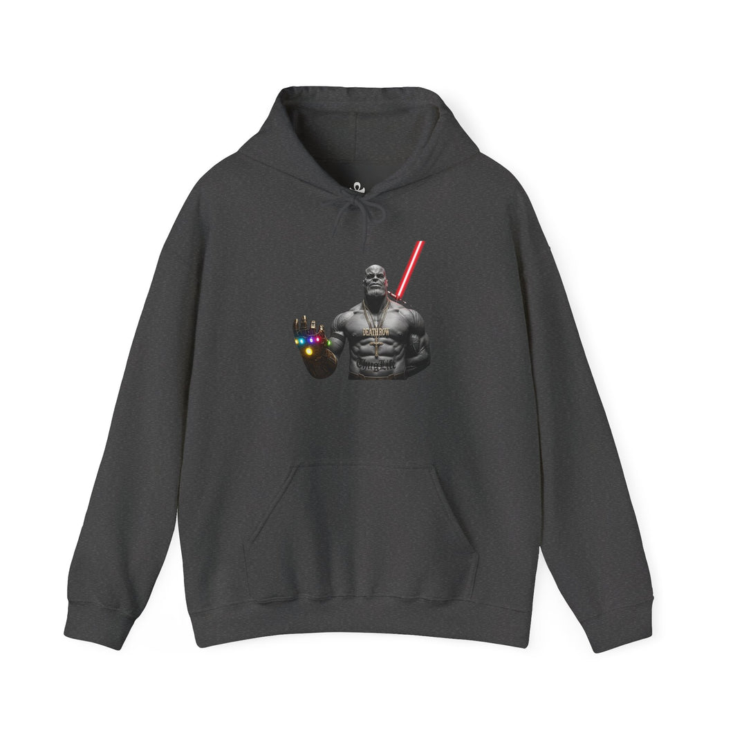 Me and My Girlfriend Exclusive Muscle Hoodie — Sci‑Fi Lightsaber Graphic Sweatshirt