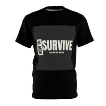 Load image into Gallery viewer, How To Survive Unisex Cut &amp; Sew Tee (AOP)
