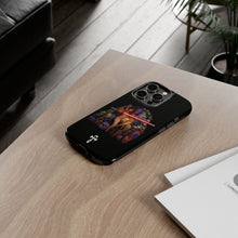 Load image into Gallery viewer, Exclusive TSEGGS by OMA Tough Phone Case — Dark Sith Helmet &amp; Skulls Design
