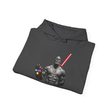 Load image into Gallery viewer, Me and My Girlfriend Exclusive Muscle Hoodie — Sci‑Fi Lightsaber Graphic Sweatshirt
