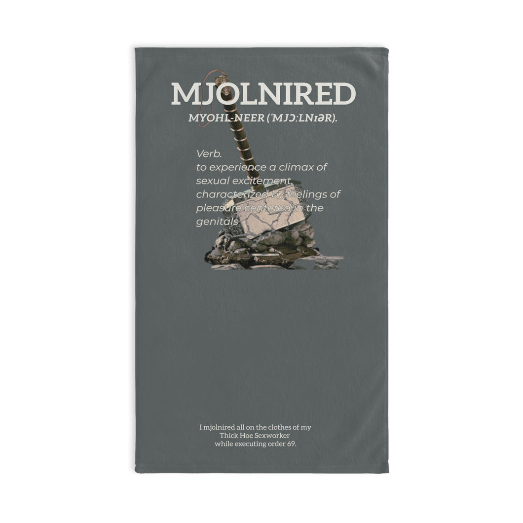 Mjolnired Definition Hand Towel – Minimalist Nordic Kitchen & Bath Towel