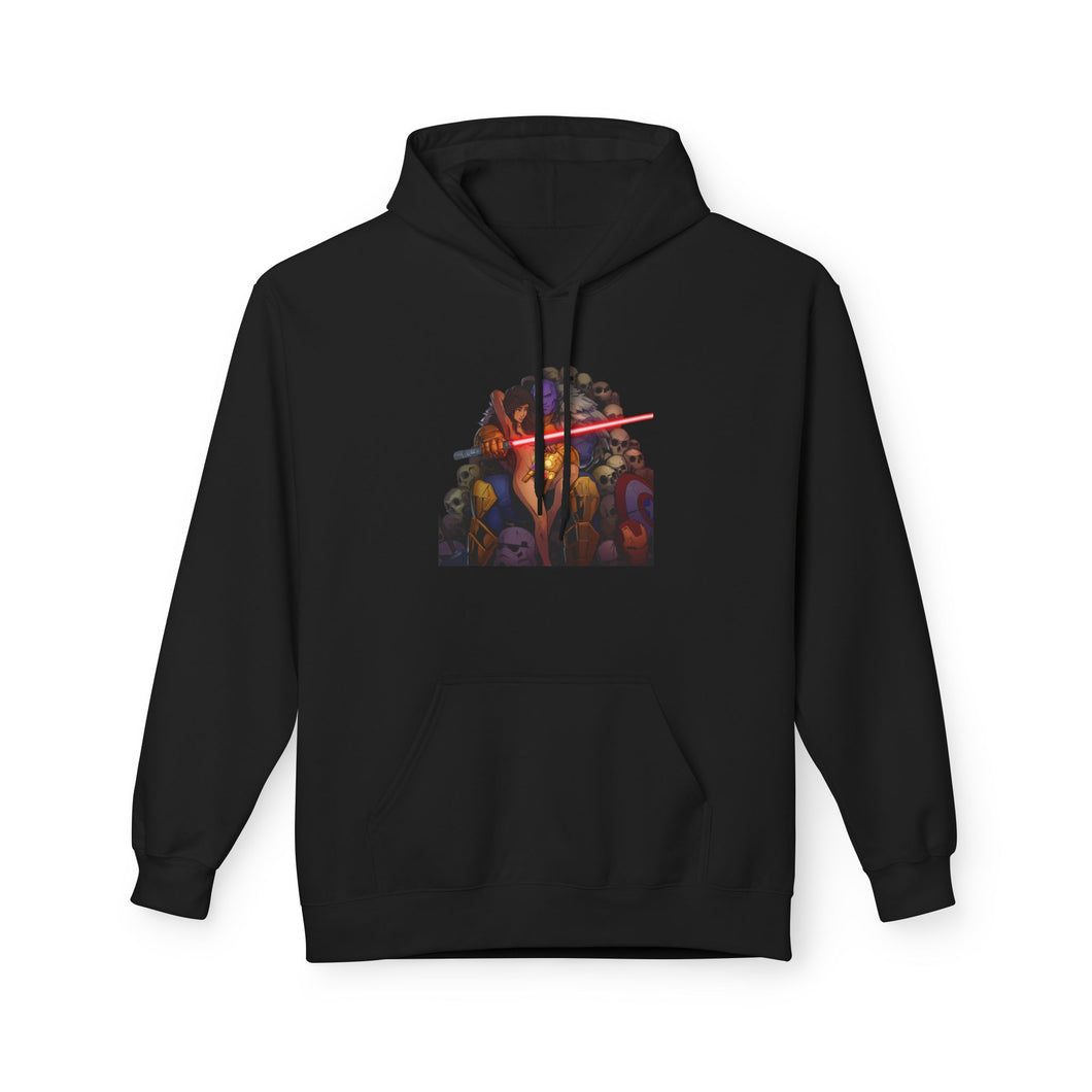 Exclusive THSW Hoodie by OMA — Neon Laser Eye Graphic Pullover