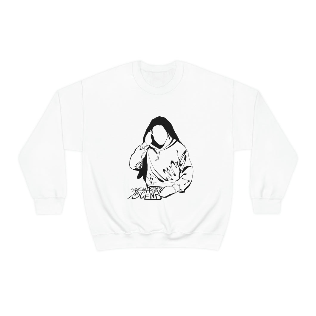 One who May Ascend Unisex Heavy Blend™ Crewneck Sweatshirt