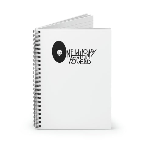 One who May Ascend Spiral Notebook - Ruled Line