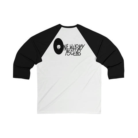 One who May Ascend Unisex 3/4 Sleeve Baseball Tee